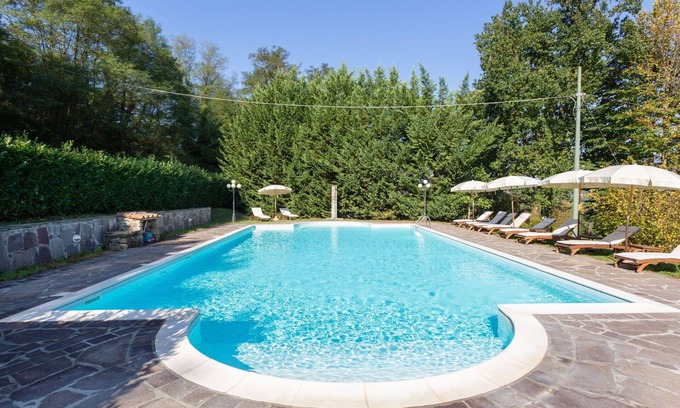 Vicchio Villa | Casa de vacaciones privada con sauna, piscina privada, WIFI, TV, patio, vista panorámica