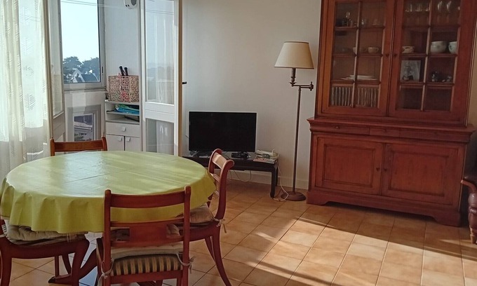 Rotheneuf-Le Pont Apartamento | Apartamento tranquilo y reformado, vista al mar, a 150 m de la hermosa playa, a 10 min de St Malo