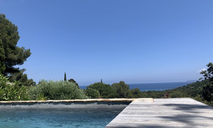Cap Benat Casa | Beautiful renovated house, Domaine du Gaou-Bénat, magnificent sea view