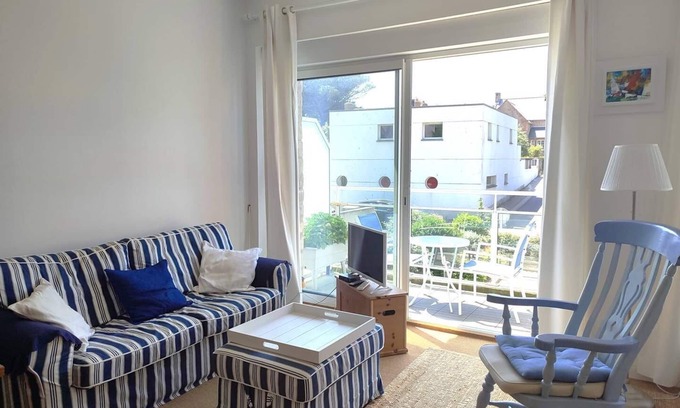 Tregastel Apartamento | Beautiful sea view duplex in a residence facing the Coz beach in Tregastel