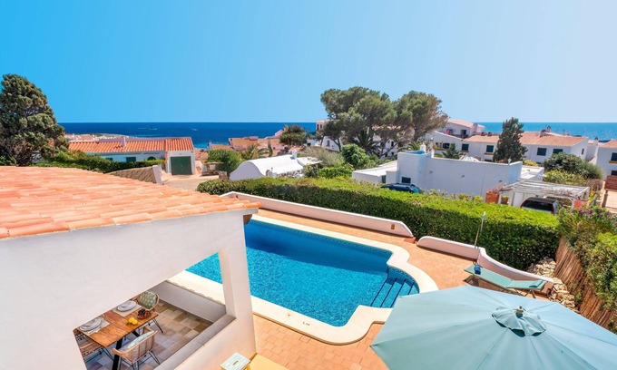 Binibeca Casa | Hermosa villa con vistas al mar en Binibeca