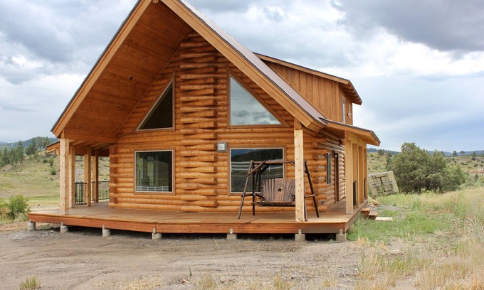 Tierra Del Oro Cabina | Hermoso y sereno nuevo Log Cabin Lodge