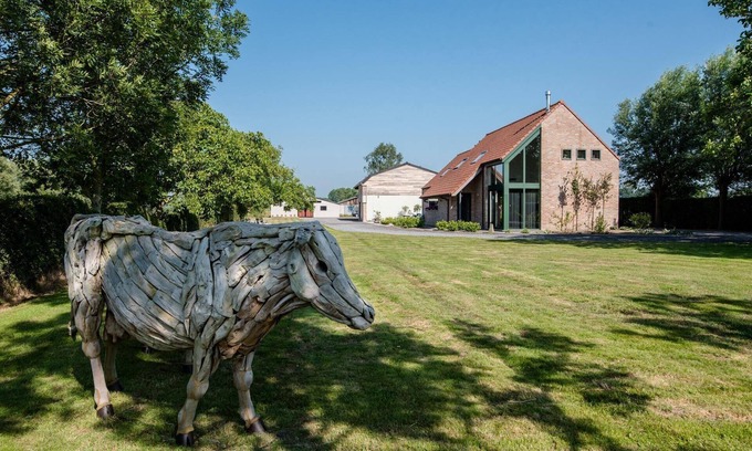 Assebroek Casa | Hermosa y espaciosa casa de vacaciones en la reserva natural de Brujas