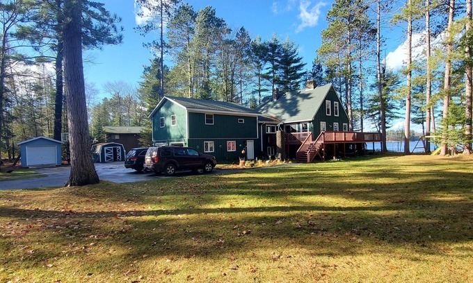 Conover Casa | Beautiful Northwoods Home on Pioneer Lake!
