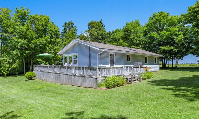 Stanley Bridge Cabaña | Hermosa Stanley Bridge Harbour View Cottage
