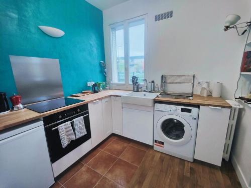Quartier du Pont-de-Flandre Apartamento | Beautiful studio on the banks of the Ourcq Canal