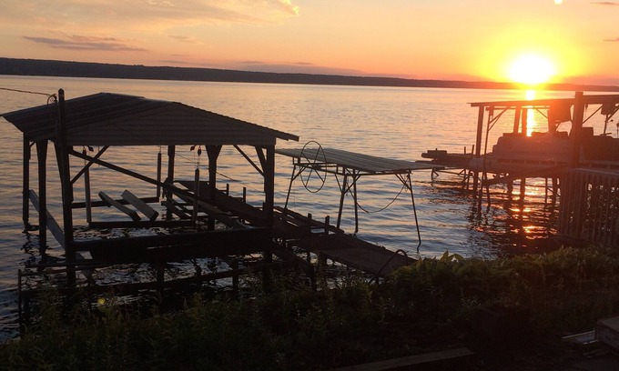 King Ferry Casa | Hermosas puestas de sol en el Lake Camp