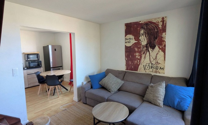 Le Penon Apartamento | Beautiful T3 at the foot of the beaches, ocean view.