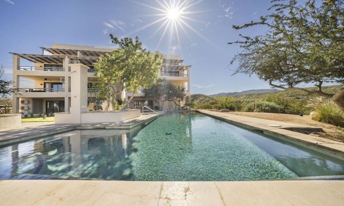 Buenavista Apartamento | Beautiful view of the Sea of Cortez. Take a pool plunge or a soak in the hot tub