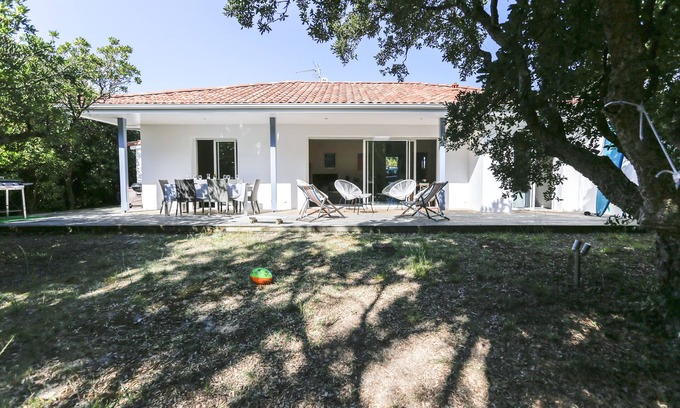 Seignosse Villa | Hermosa villa a 2 pasos de la playa, gran jardín sin vecinos!