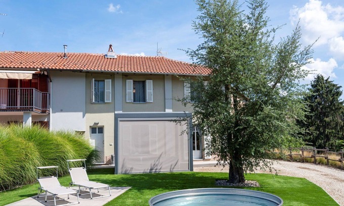 Portacomaro Casa | Preciosa casa de vacaciones para 4 personas con piscina privada, WIFI, TV y terraza