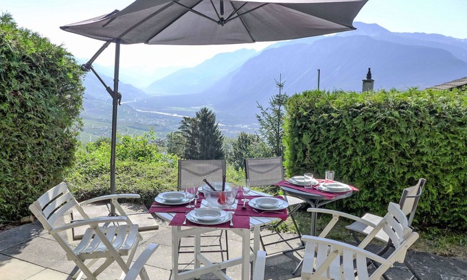 Randogne Casa | Estupenda casa de vacaciones para 6 personas con WIFI, TV, terraza y mascotas permitida
