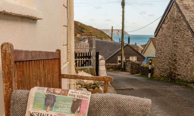 Portloe Casa | Maravillosa casa de vacaciones para 6 personas con WIFI, TV, patio y mascotas permitida