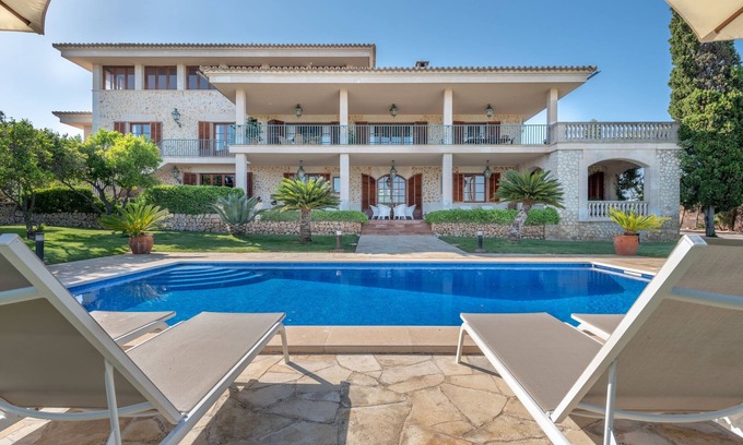 Costitx Villa | Hermosa villa con piscina, Wi-Fi, jardín y terraza; aparcamiento disponible