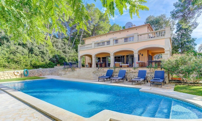 Mal Pas-Bon Aire Villa | Hermosa villa con piscina privada y jardines con vistas al mar