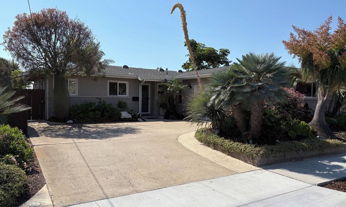 Clairemont Casa | Beautifully landscaped 3-BR/2BA house. centrally located/beaches,downtown+more