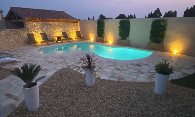 Violes Otro | Muy hermosa masía provenzal completamente renovada - Piscina y Spa