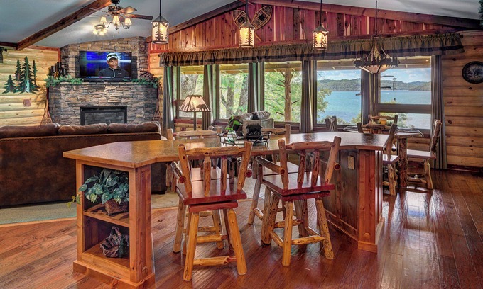 Sylvan Shores Cabina | NUEVO Frente al casa de la granja con bañera de hidromasaje en el Lago Beaver
