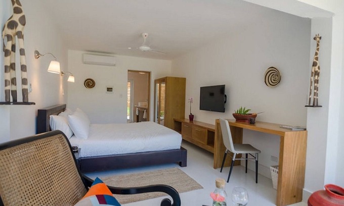Cabarete Apartamento | Bedroom in beachfront resort, Dominican meals available