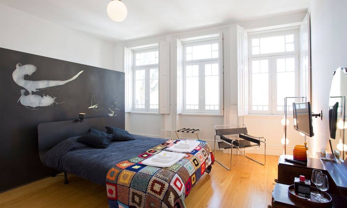 Lordelo do Ouro e Massarelos Apartamento | habitación con vistas al río. de la ciudad y de la ciudad.