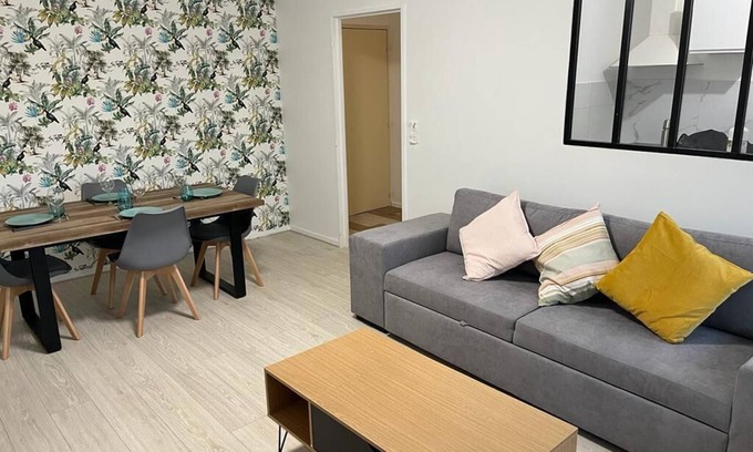 Patrotte Metz-Nord Apartamento | Bel Appart Le Rousseau in Metz parking + free wifi
