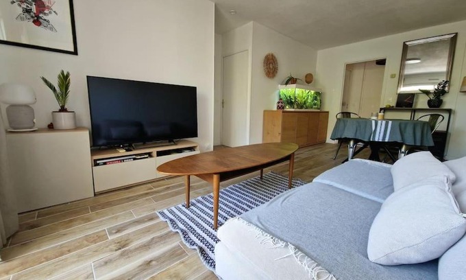 Grand Sud Apartamento | Bel appartement avec jardin