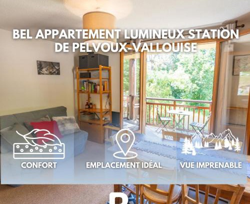 Vallouise-Pelvoux Apartamento | Bel appartement lumineux et confortable - Parc national des Écrins