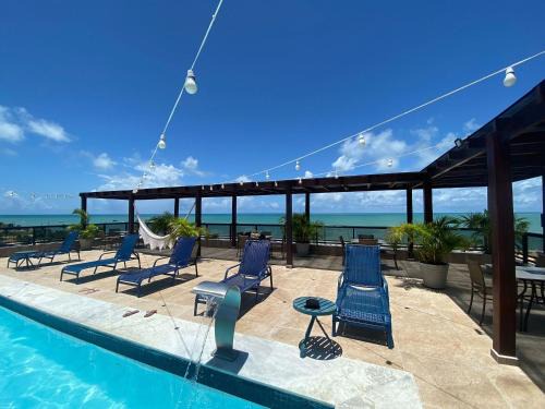 Portal do Sol Apartamento | Bela Hospedagem - Marinas Flat - Excelente localização na orla de Cabo Branco