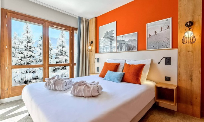 Flaine Apartamento | Belambra Clubs Flaine Panorama - All inclusive - Premium Room 2 Adults Balcony