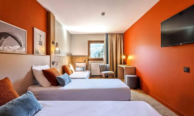 Flaine Apartamento | Belambra Clubs Flaine Panorama - All inclusive - Premium 2 Bedroom Apartment 4 Adults with Balcony and View
