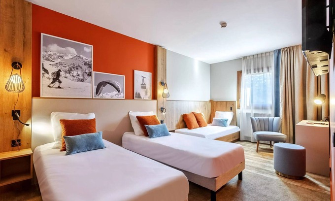 Flaine Apartamento | Belambra Clubs Flaine Panorama - All inclusive - Premium 2 Bedroom Apartment 2 Adults and 1 Child with Balcony and View