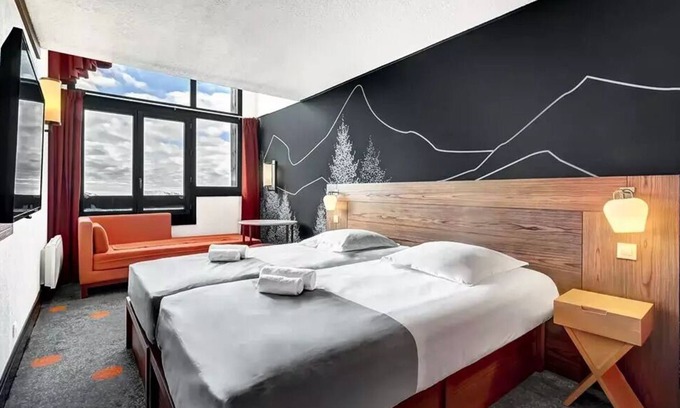 Avoriaz Apartamento | Belambra Clubs Avoriaz - Les Cimes du Soleil - All Inclusive - Classic Triple Room 2 Adults and 1 Child with stunning views