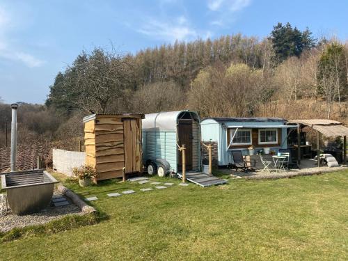 Llanidloes Cabina | Belan Bluebell Woods Shepherds Hut