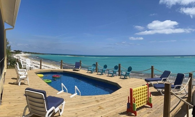Green Turtle Estates Casa | Bella Mare '| Alquiler frente al mar en Bahamas con piscina de agua dulce