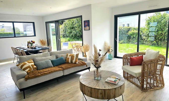Golfe du Morbihan - Vannes Agglomeration Casa | Belle villa avec jardin,Arzon proche port du Crouesty 500m et proches plages 2km