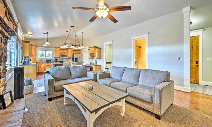 Flagstaff Casa | Bellemont Family Home w/ Hot Tub & Playground Set