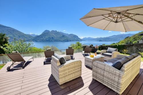San Siro Apartamento | Bello Pezzo 2-Bedroom Lakeview Apartment with Shared Garden and Terrace