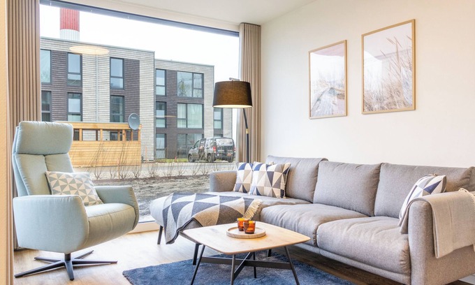 Marienleuchte Apartamento | BeltBlick 19 - Garden. Sauna. Family friendly.