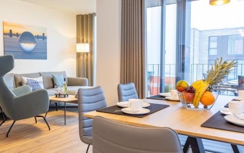 Marienleuchte Apartamento | BeltBlick 22 - Stilvolle Ferienwohnung mit Sauna direkt an der Ostsee!