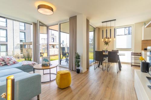 Marienleuchte Apartamento | BeltBlick 26- Fehmarn – Exklusive Ferienwohnungen mit Meerblick und Garten