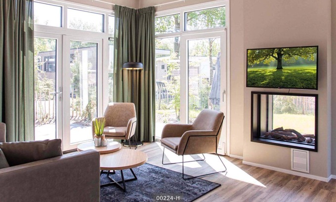 Cromvoirt Chalet De Esquí | ✓ Belvedere at Résidence de Leuvert ✓ Holiday home for six persons ✓ Situated close to 's Hertogenbosch (North Brabant) ✓ Near De IJzeren Man ✓ Book directly at the park