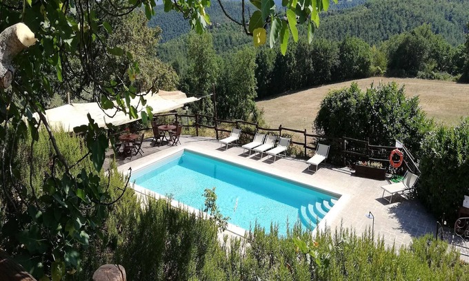 Anghiari Apartamento | Casa de vacaciones en una granja en Anghiari