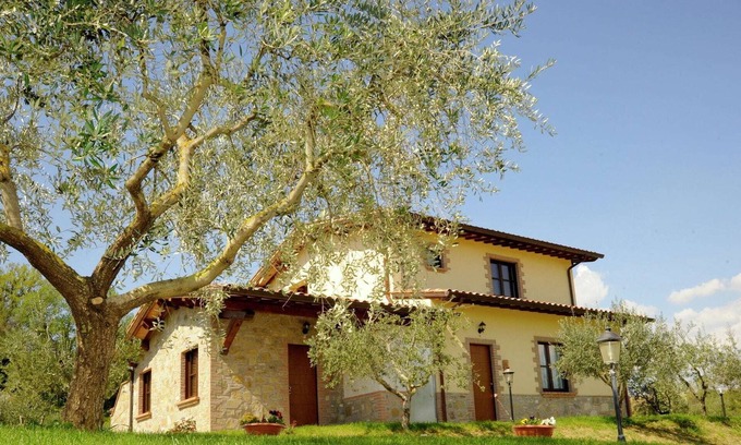 Ramazzano Villa | Lujosa mansión con jacuzzi en Umbría