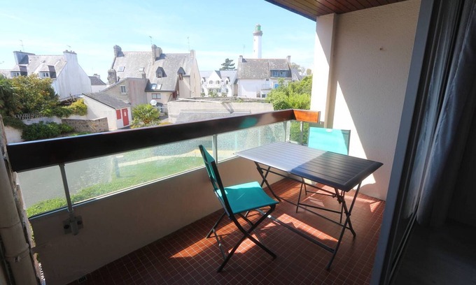 Benodet Apartamento | Bénodet, nice 2* apartment with balcony, beach and shops on foot!