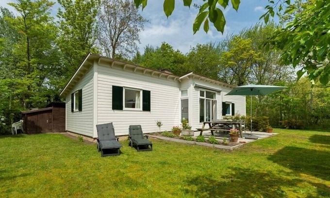 Nieuw-Haamstede Chalet De Esquí | Berkenpad 6 Cómodo chalet de vacaciones en la naturaleza