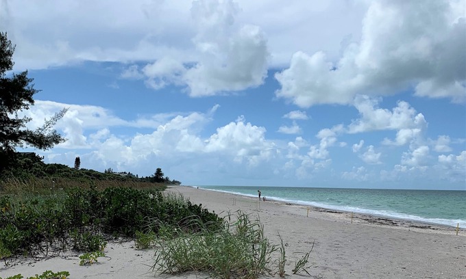 Englewood Cabaña | Cabaña frente al mar en North Manasota Key, capacidad para 4