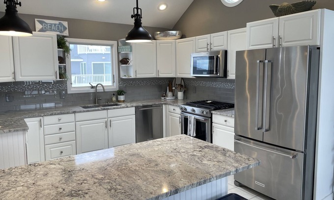 North Beach Casa | 'Best of Both Worlds' Bayview, pasos a la playa