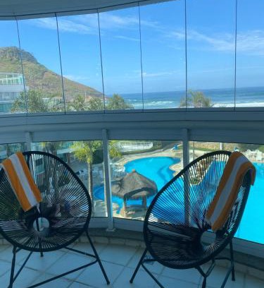 Recreio dos Bandeirantes Apartamento | Bestview - Resort beira mar Pool academia Jacuzzi