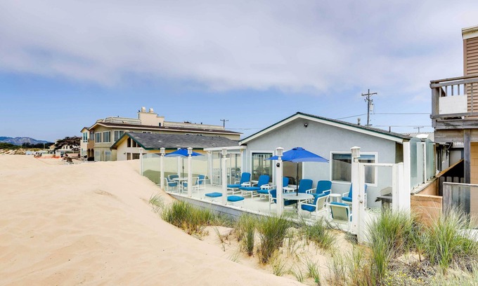Oceano Casa | Between the Dunes: Breezy Beachfront Oceano Home!