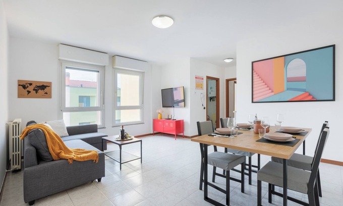 Grassobbio Apartamento | BGY Colorful Home - Una Habitación Piso, Capacidad 4